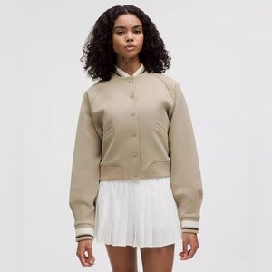 Lululemon Snap-Front Collegiate Jacket